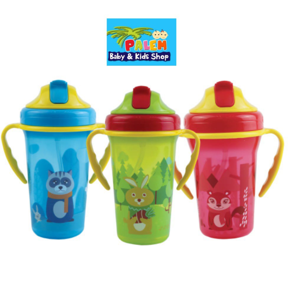 Baby Safe JP020 Cup With Weighted Straw botol minum 300 ml