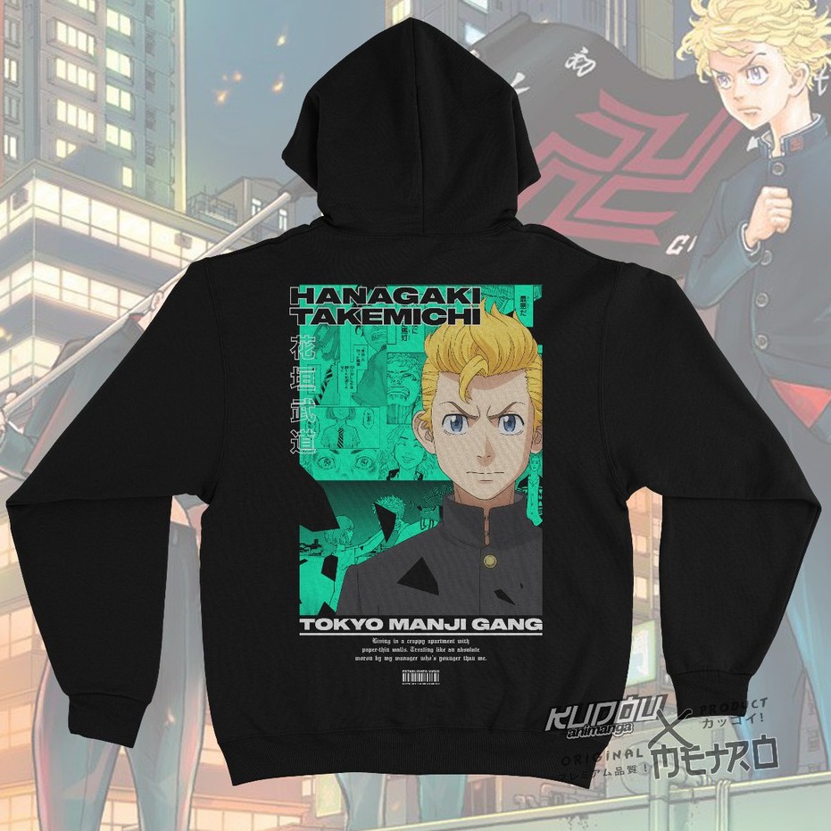 Jaket Hanagaki Takemichi Anime Tokyo Revenger Manga Premium Unisex