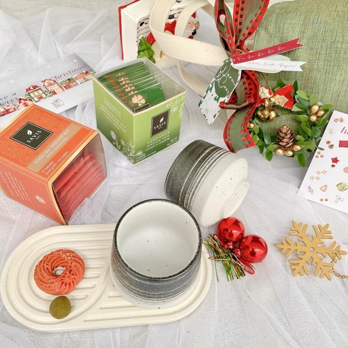 

MERRY & WARM - L BAG - HAMPERS NATAL PARCEL CHRISTMAS GIFT - TEA & CUP BN51FV6C