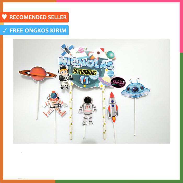 TOPPER CAKE ASTRONOT CUSTOM