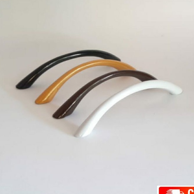 Handle Laci / Gagang Tarikan Lemari Jendela Kitchen Set Pintu Rumah Aluminium Motif Sabit