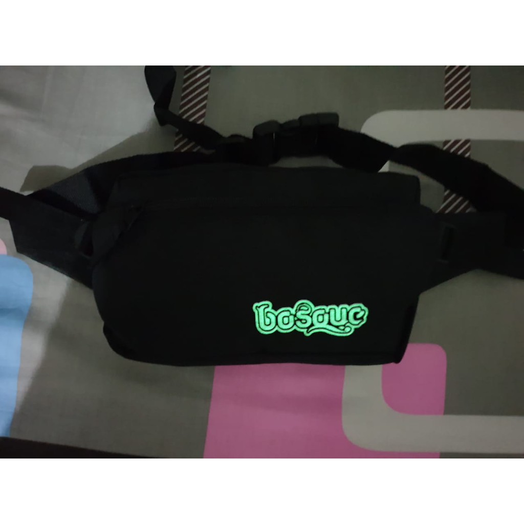 Tas pinggang BOSQUE,tas glow in the dark,Weistbag, Slimbag