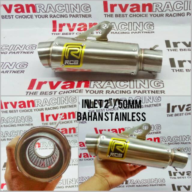 Silencer Racing RCB. Silincer RCB. Knalpot RCB full Stainless