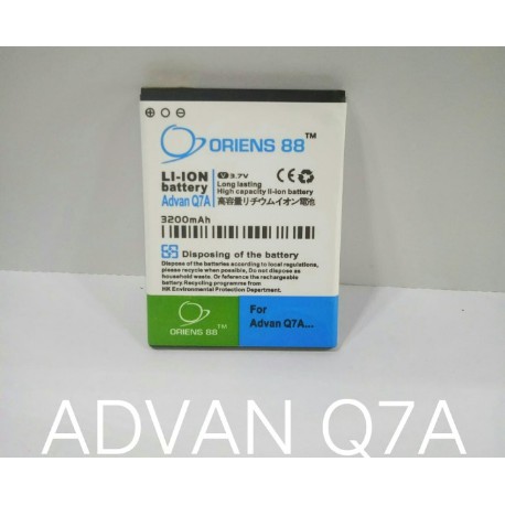 BATRAI ORIENS88 ADVAN Q7A ORIGINAL DOUBLE POWER OEM 100% BATRE BATRAI