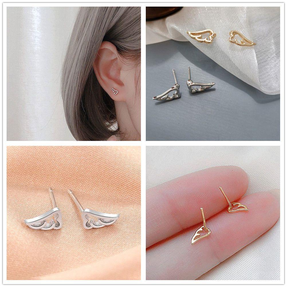 Anting LILY Sayap Malaikat Simple Fashion Korea Mini