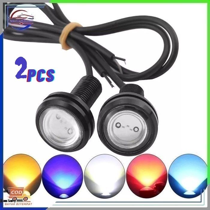 Lampu Led Mata Elang Eagle Eye Variasi Depan Mobil Universal 12 Volt