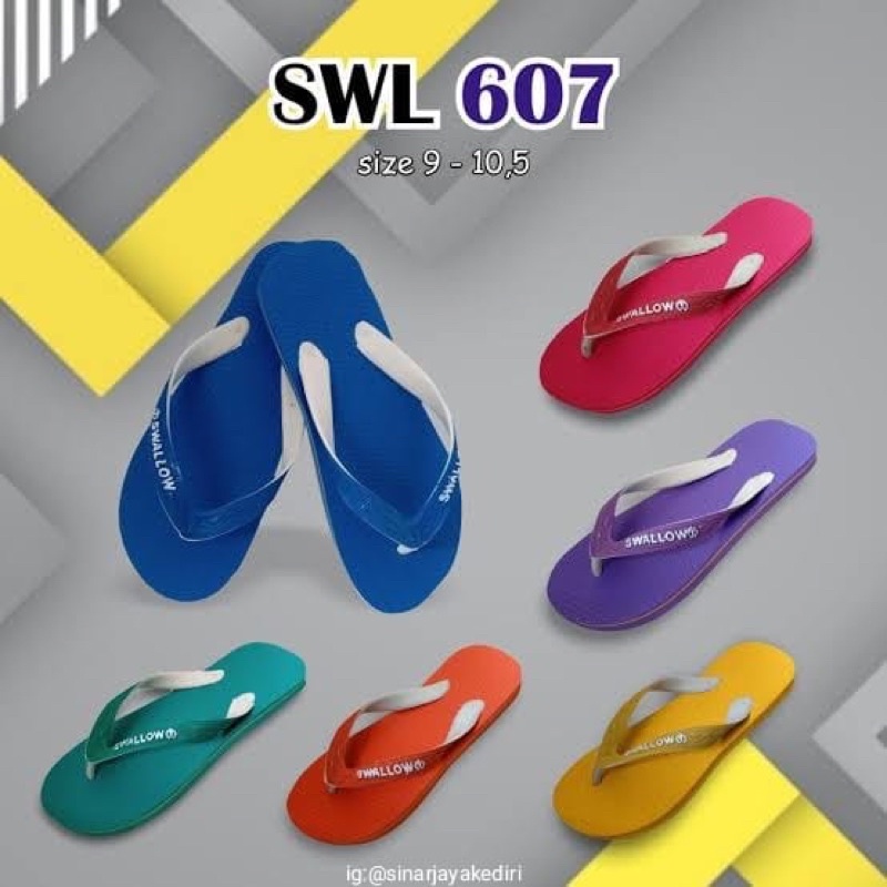 Sandal Swallow Jepit Warna 607