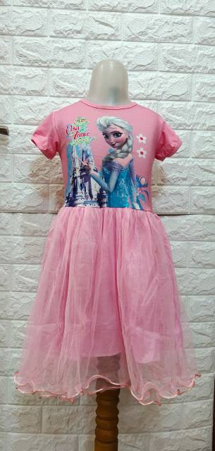 VOHARA Dress Tutu anak Import 4-9 tahun