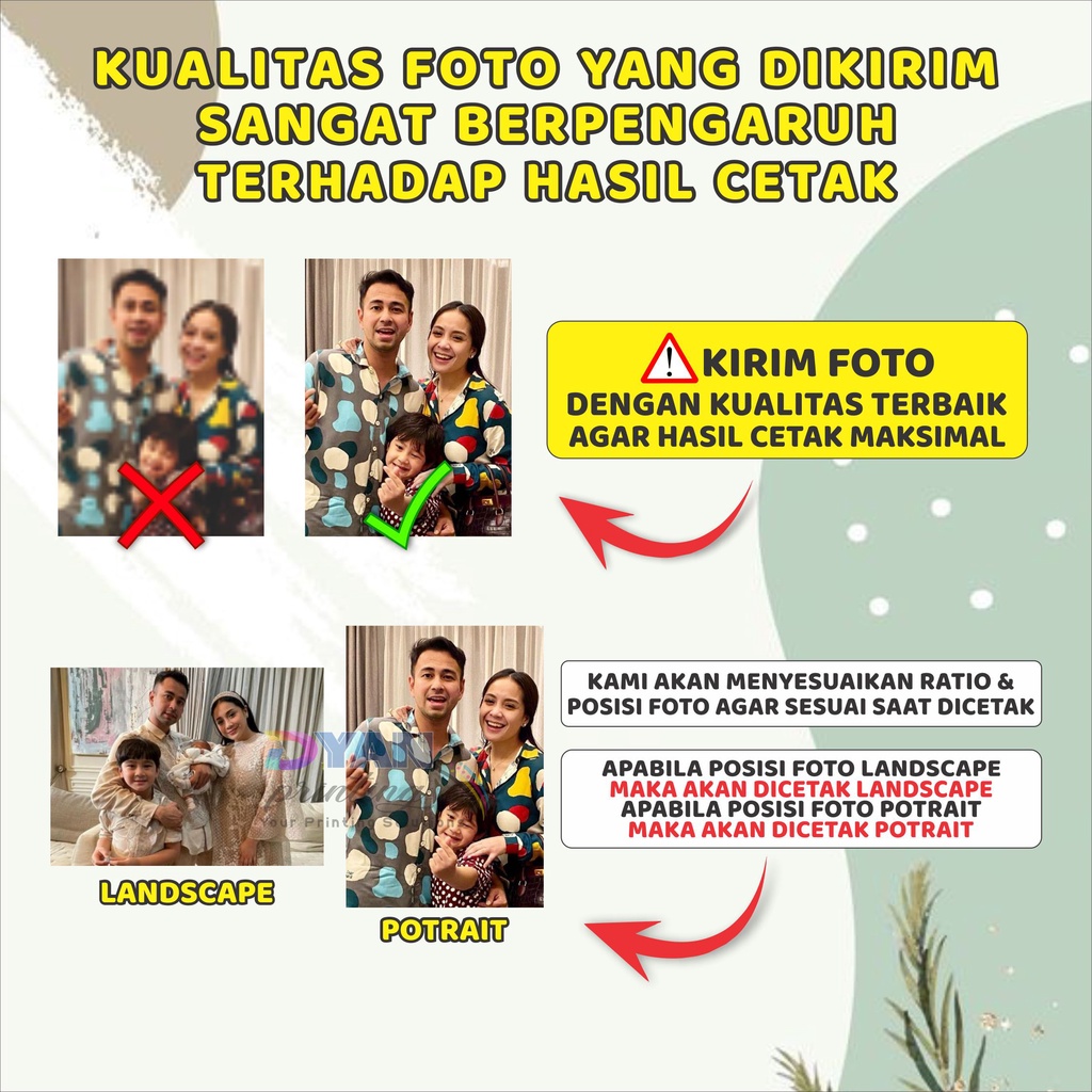 CETAK FOTO UKURAN 2R SAMPAI 6R ANTI LUNTUR &amp; PUDAR ,BISA COD/BAYAR DITEMPAT