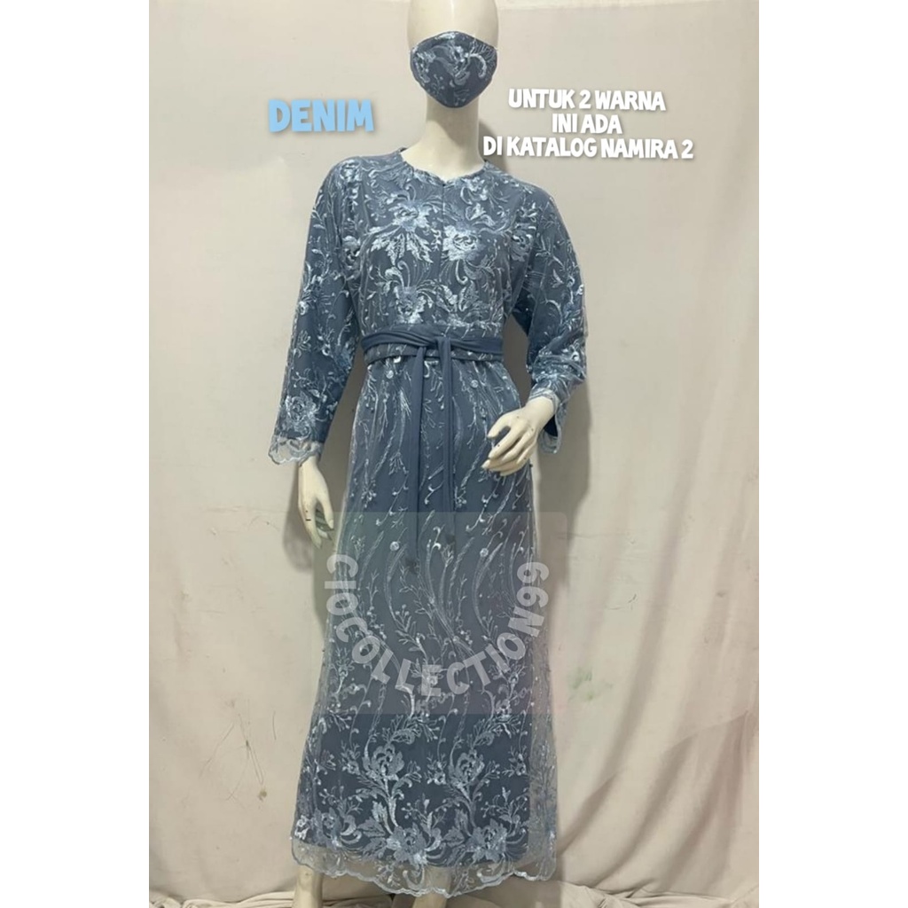 GAMIS BUSUI BRUKAT MARON/BROKAT SIZE M L XL XXL XXXL DALAMAN FULL FURING DAN TILE MUTIARA PREMIUM(FREE MASKER) TERBARU