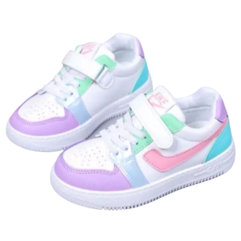 PROMO Cuci Gudang Sepatu Sneakers Anak Perempuan Sneakers Cans Sepatu Korean Sport Terbaru 2021