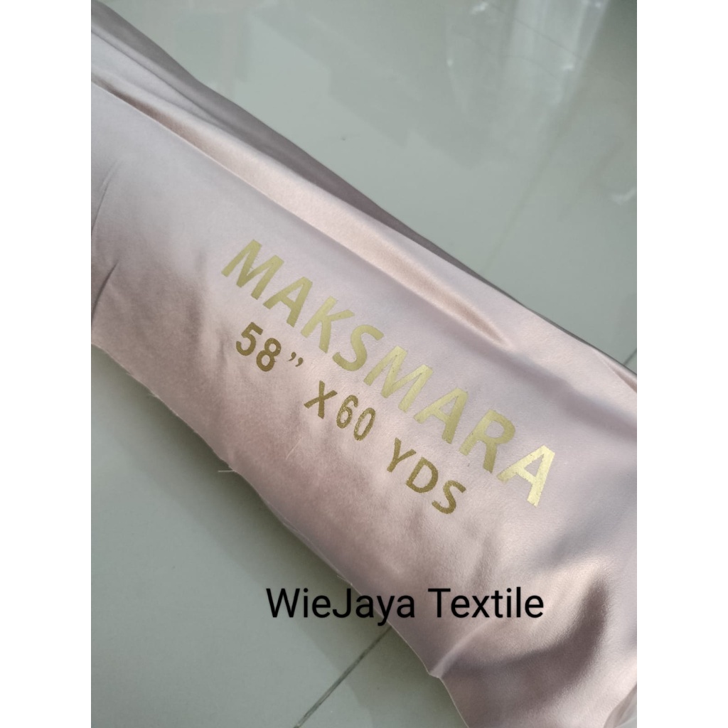 Kain Polosan Maxmara Silk Murah Grade A Cocok Untuk Dress Gaun Puring Part 2