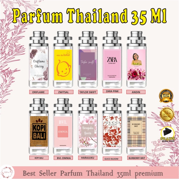 PACKING AMAN!! PARFUM THAILAND 35 ML PREMIUM BEST SELLER!!!