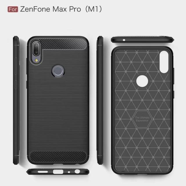 SOFTCASE ZENFONE MAX PRO M1 - SLIM FIT CARBON ASUS ZENFONE MAX PRO M1 ASUS ZB601KL ZB602KL