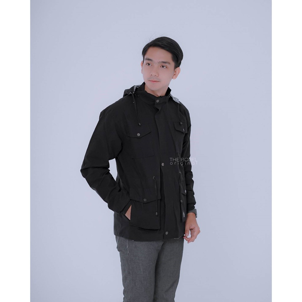 JEC Jaket Parka Polos Full Premium | Jaket Kanvas | Parka Polos | Jaket Gunung | Distro | Pria