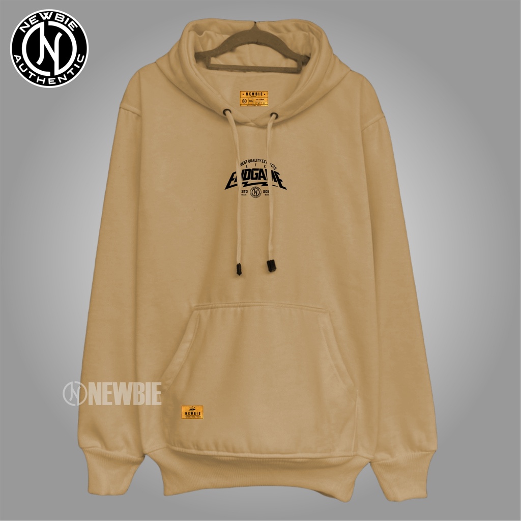 SWEATER HOODIE ENDGAME AFK Warna Cream Kardus 2022 Original Brand NEWBIE AUTHENTIC Switer Pria Original Terbaru Dan Terlaris