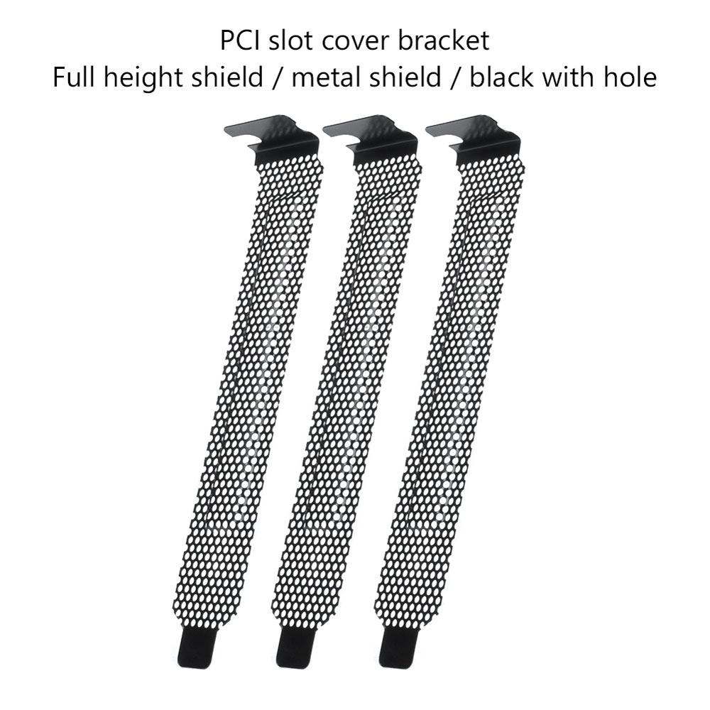 Cover Slot PCI Agustina 5Pcs/lot Blanking Plate Komputer Case Frame Chassis Bits Penyaring Debu