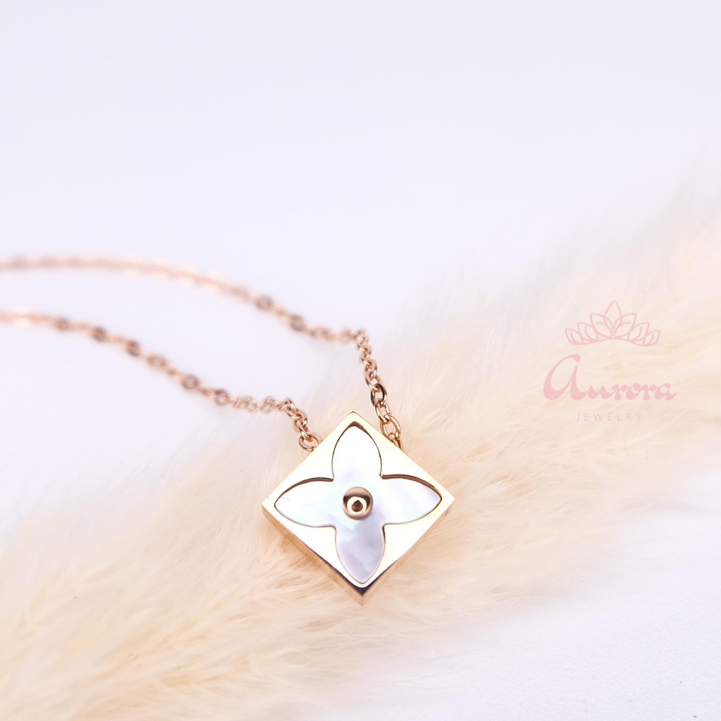 Kalung Leaf Square N6 by Aurora Jewelry®