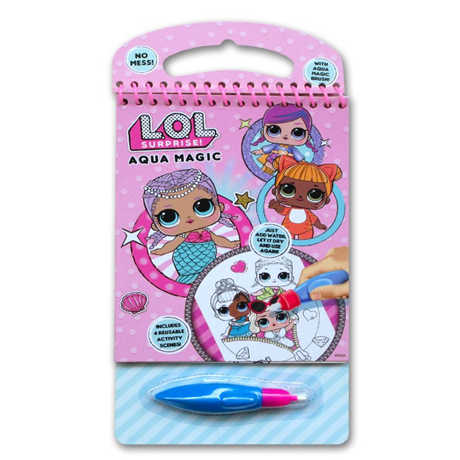 

Activity Book - Aqua Magic L.O.L Suprise! with Brush