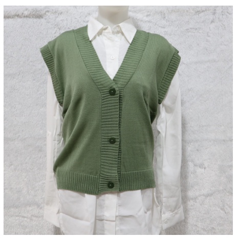 VEST ROMPI RAJUT KANCING/VEST KNIT OUTER/ROMPI RAJUT WANITA
