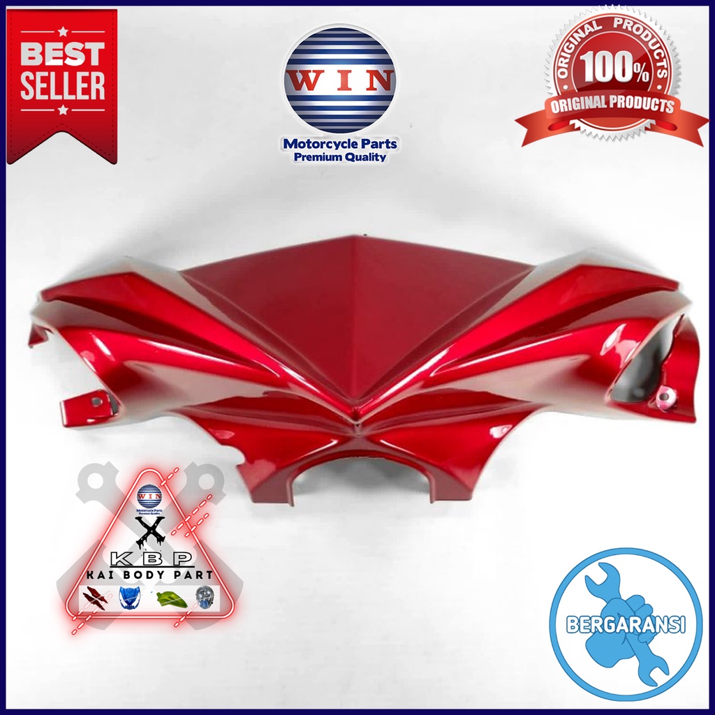 Batok stir depan mio m3 merah | Front Handle cover Mio m3 merah win | totok cover stir depan yamaha 