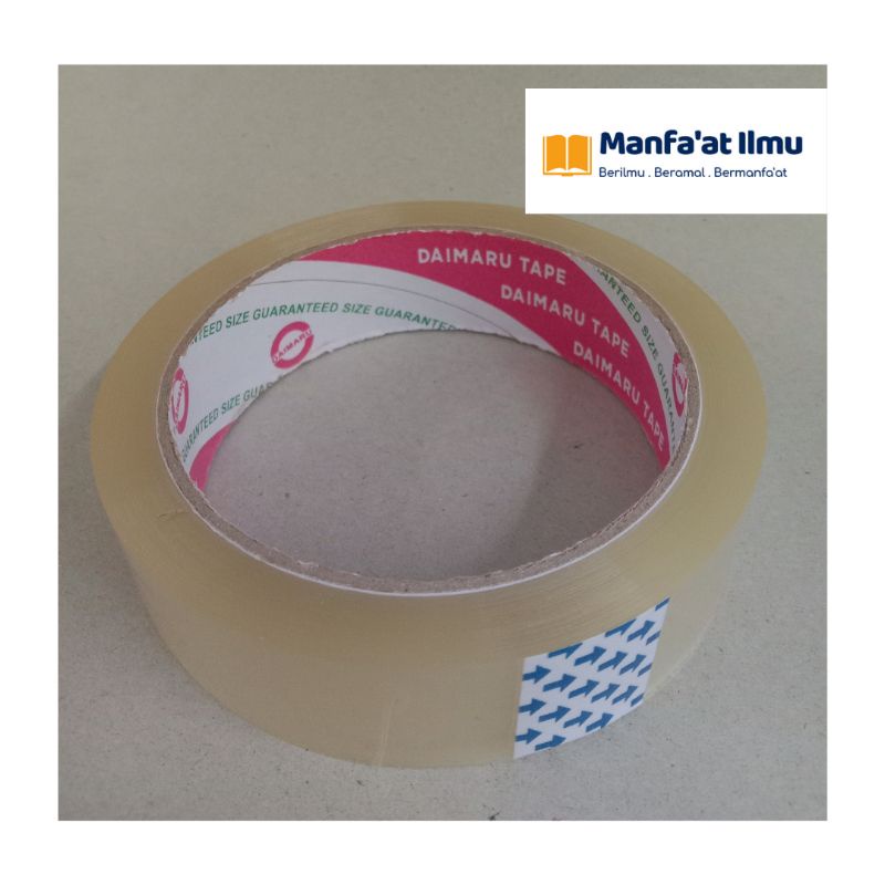 

Selotip Isolasi Bening Transparan Daimaru (Lebar 24mm)