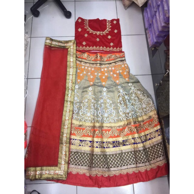 Lahenga dewasa semi stich unstich belum jahit anandi ishita stelan rok india thapki ishani lengga