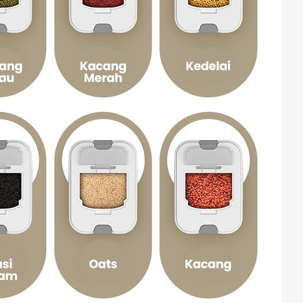 ← Inaso Tempat Beras Tempat penyimpanan Bahan Makanan Wadah Penyimpanan Serbaguna HSB130 ➽