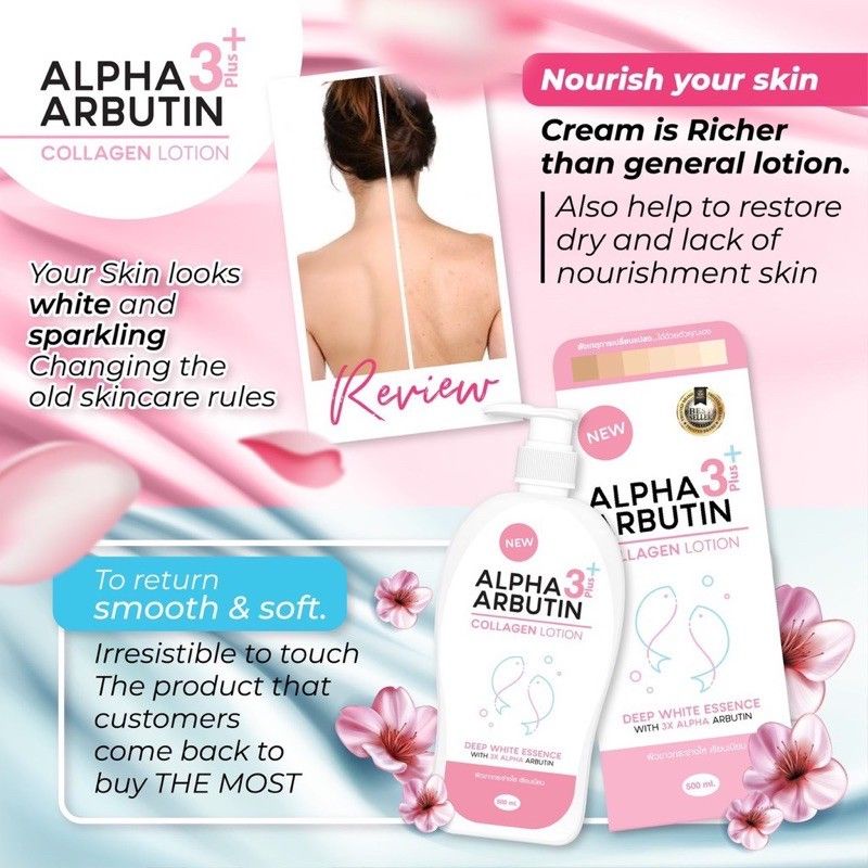 Alpha Arbutin 3Plus Collagen Lotion 500ML