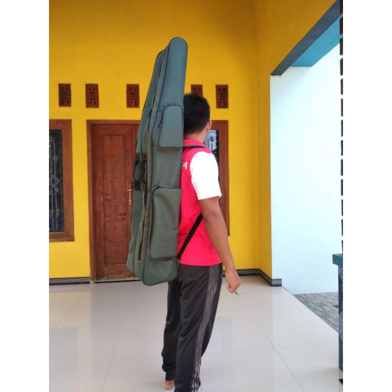 TAS PANCING PANJANG 120CM 2 RUANG BAHAN TERPAL TRUK