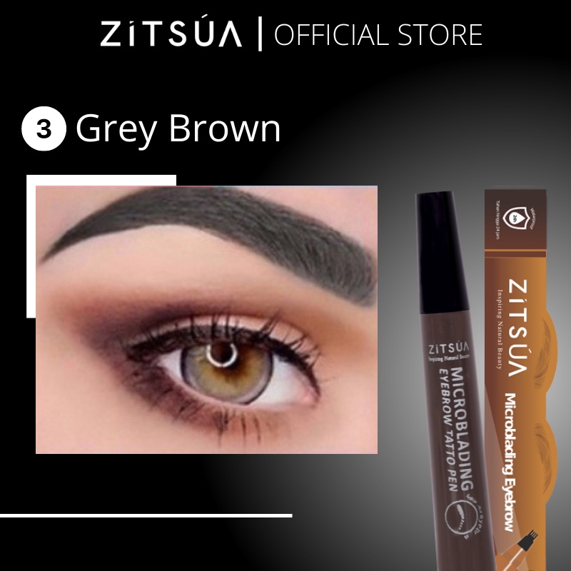 ZITSUA Korean Eyebrow 4-Tip Waterproof-Pensil Alis Microblading