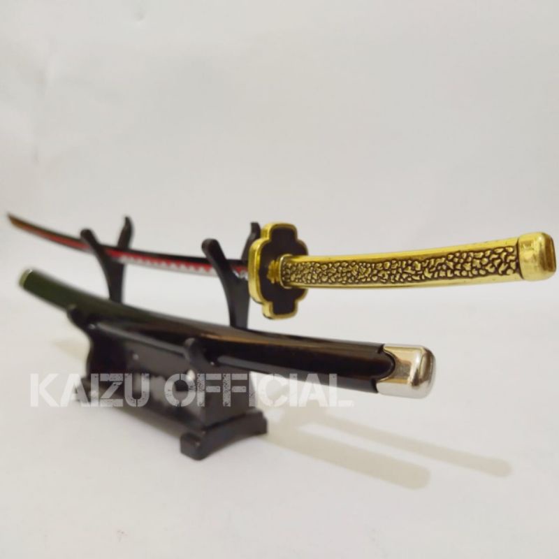 Gantungan Kunci Miniatur Pedang Yoriichi Anime Demon Slayer Kimetsu No Yaiba