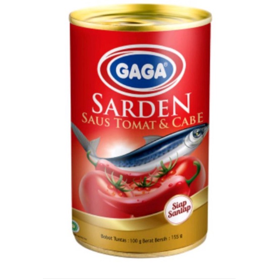 

Sarden Gaga Saus tomat dan cabe