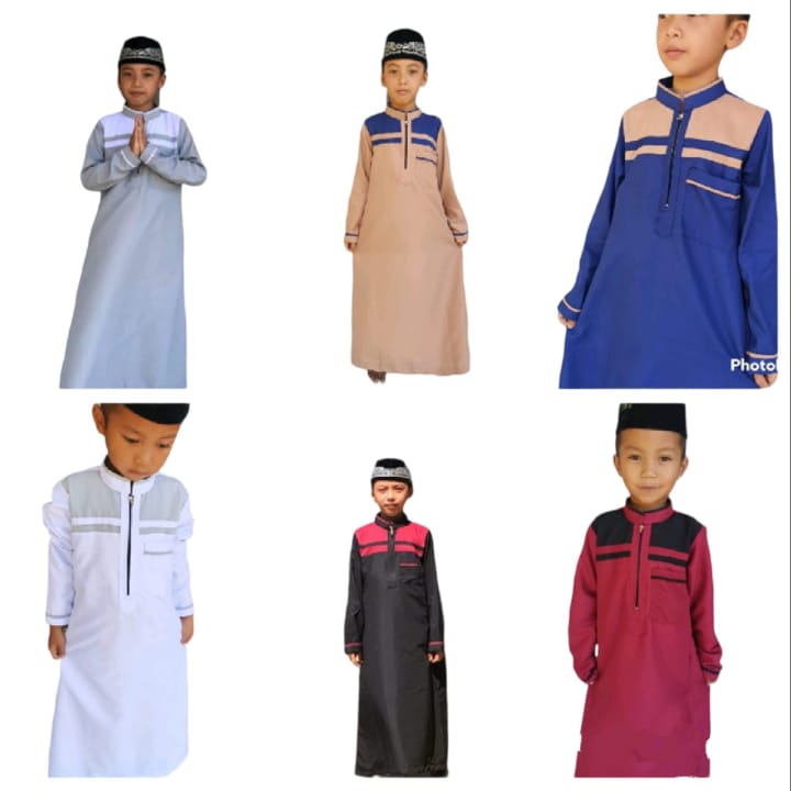 Jubah Anak Laki Laki Jubah Anak terbaru 2 10 tahun koko kurta Pakistan gamis anak laki laki Jubah