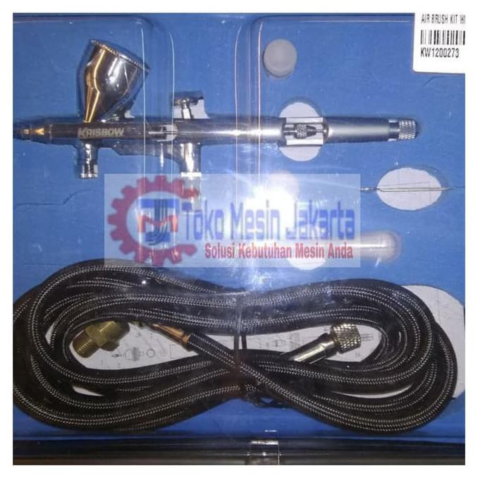 Ready Stock Airbrush Kit With Flow Control Krisbow Kw1200273