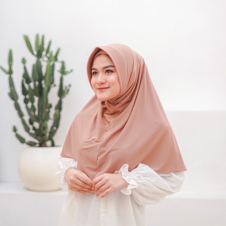 JILBAB BERGO HAMIDAH SPANDEX JERSEY PREMIUM | HIJAB SPORT I JILBAB SPORT I KERUDUNG BERGO I JILBAB INSTAN-3