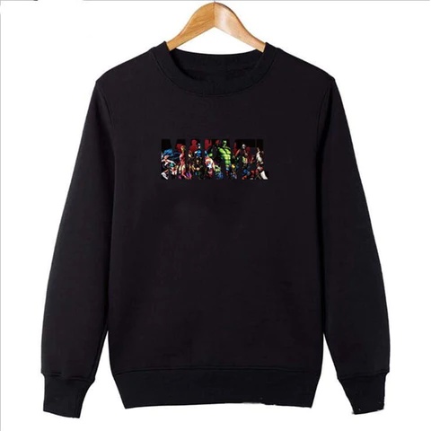 MARVEL Animation Basic Sweater II MARVEL Sweater Crewneck II Sweatshirt Sz M - XL ( Pria &amp; Wanita / Anak &amp; Dewasa )