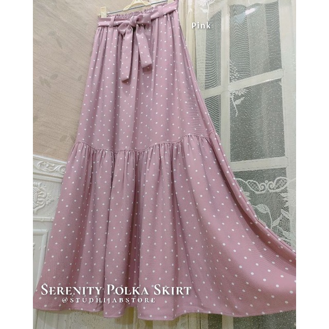 Polkadot Serenity Skirt by Studhijabstore