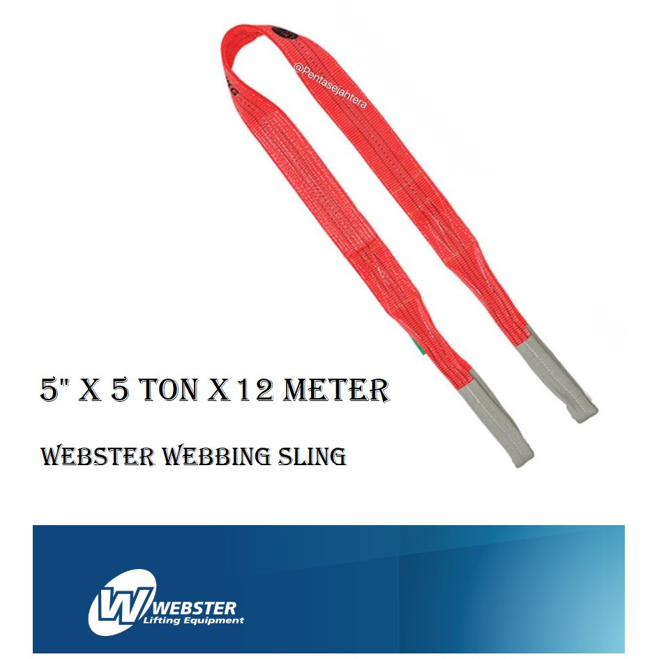 

Webster Webbing Sling 5" x 5 ton x 12 meter
