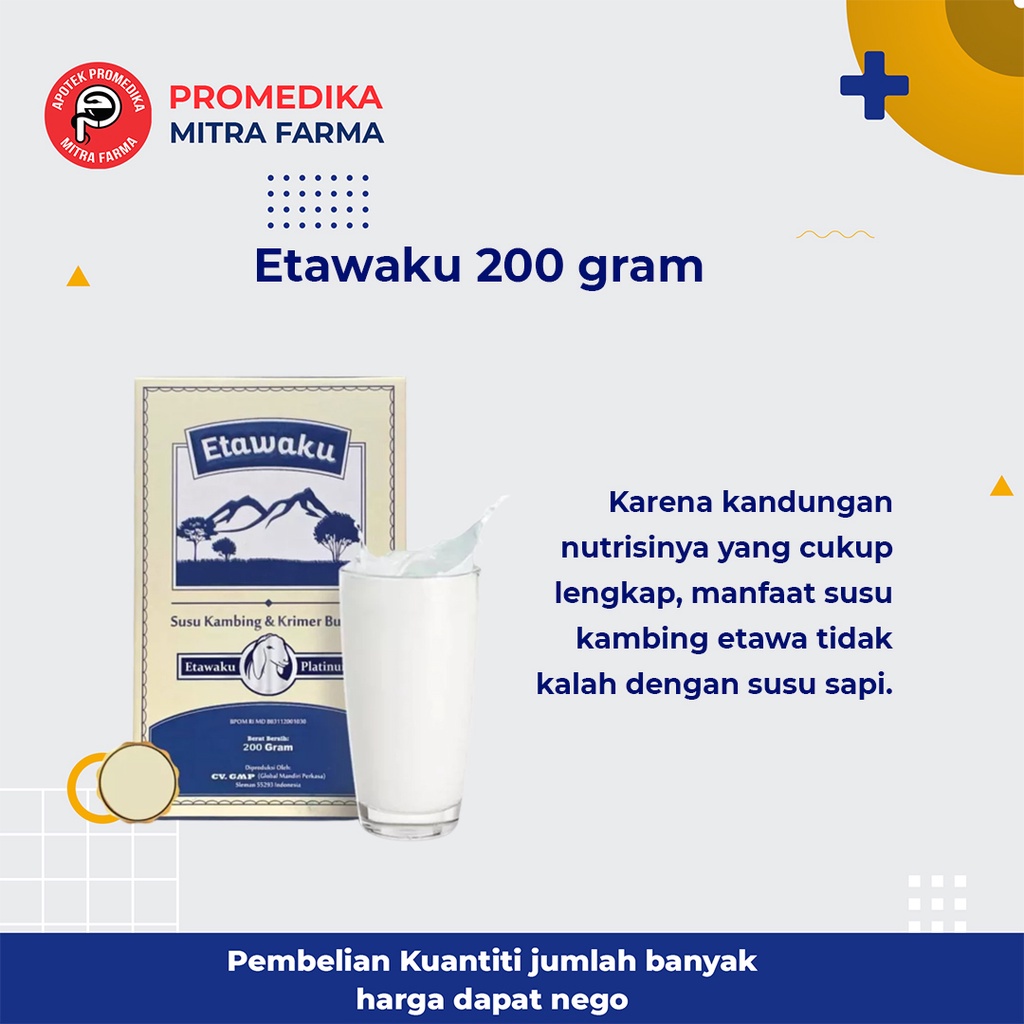 

Etawaku 200 gram / Susu Kambing / Susu Kesehatan