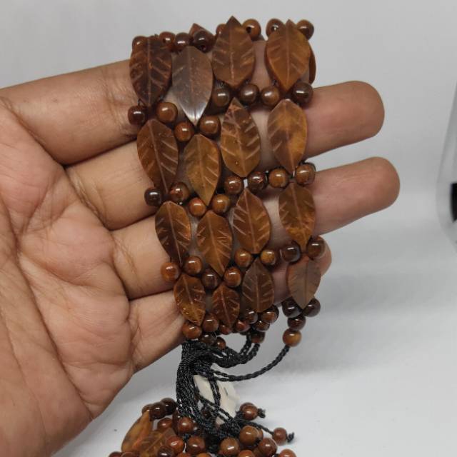 Gelang kaukah daun coklat / gelang kaokah / gelang koka / gelang kokka / gelang kaoka / gelang kauka