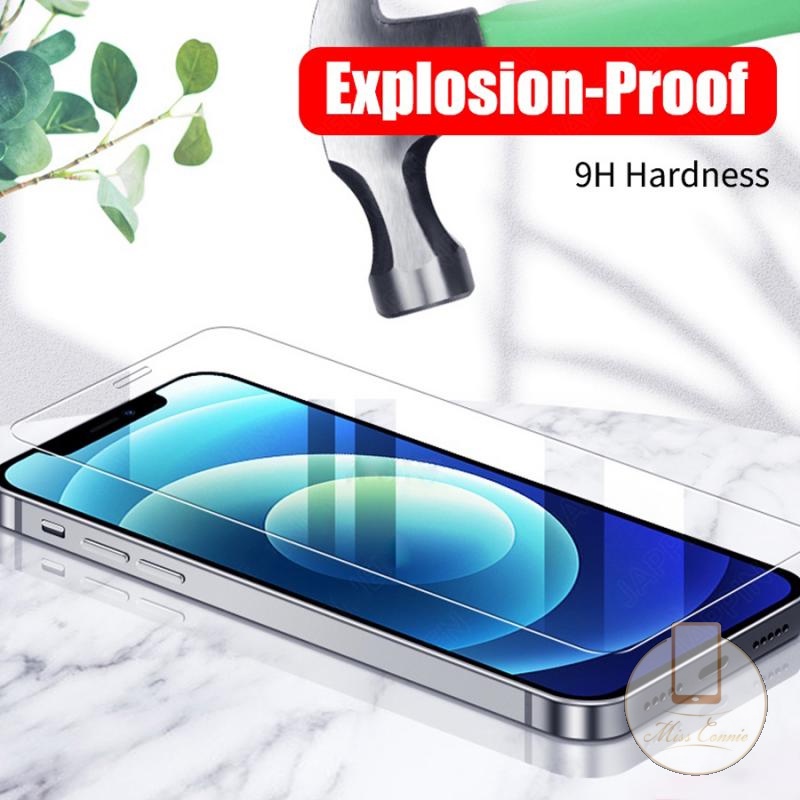 3in1 Pelindung Layar Tempered Glass Untuk iPhone 11 13 Pro Max 12 Pro Max XR X XS Max 11 Pro Max 6 6S 7 8 Plus SE 2020