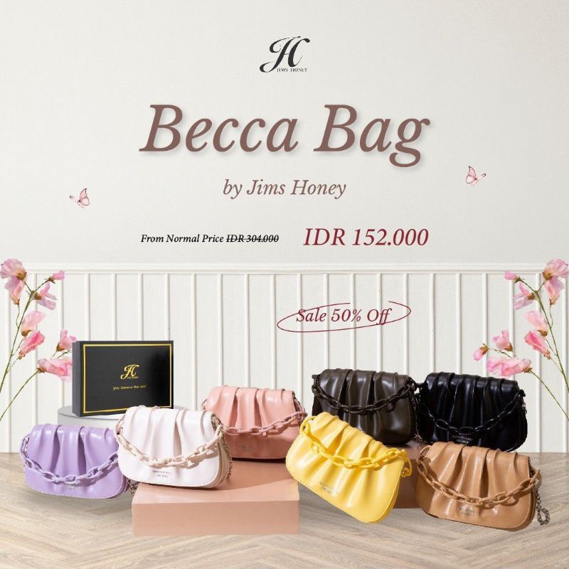 JIMS HONEY - BECCA BAG / BECCA BAG JH / TAS WANITA / TAS KOREA