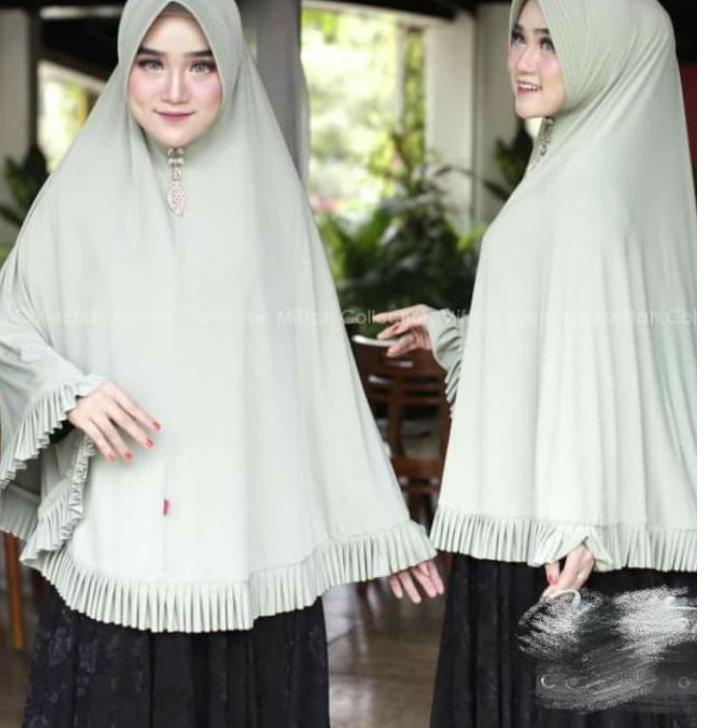 ♣ HIJAB JUMBO JERSEY REMPEL/JILBAB JUMBO JERSEY/SYARI JUMBO/KERUDUNG INSTAN JUMBO ◊