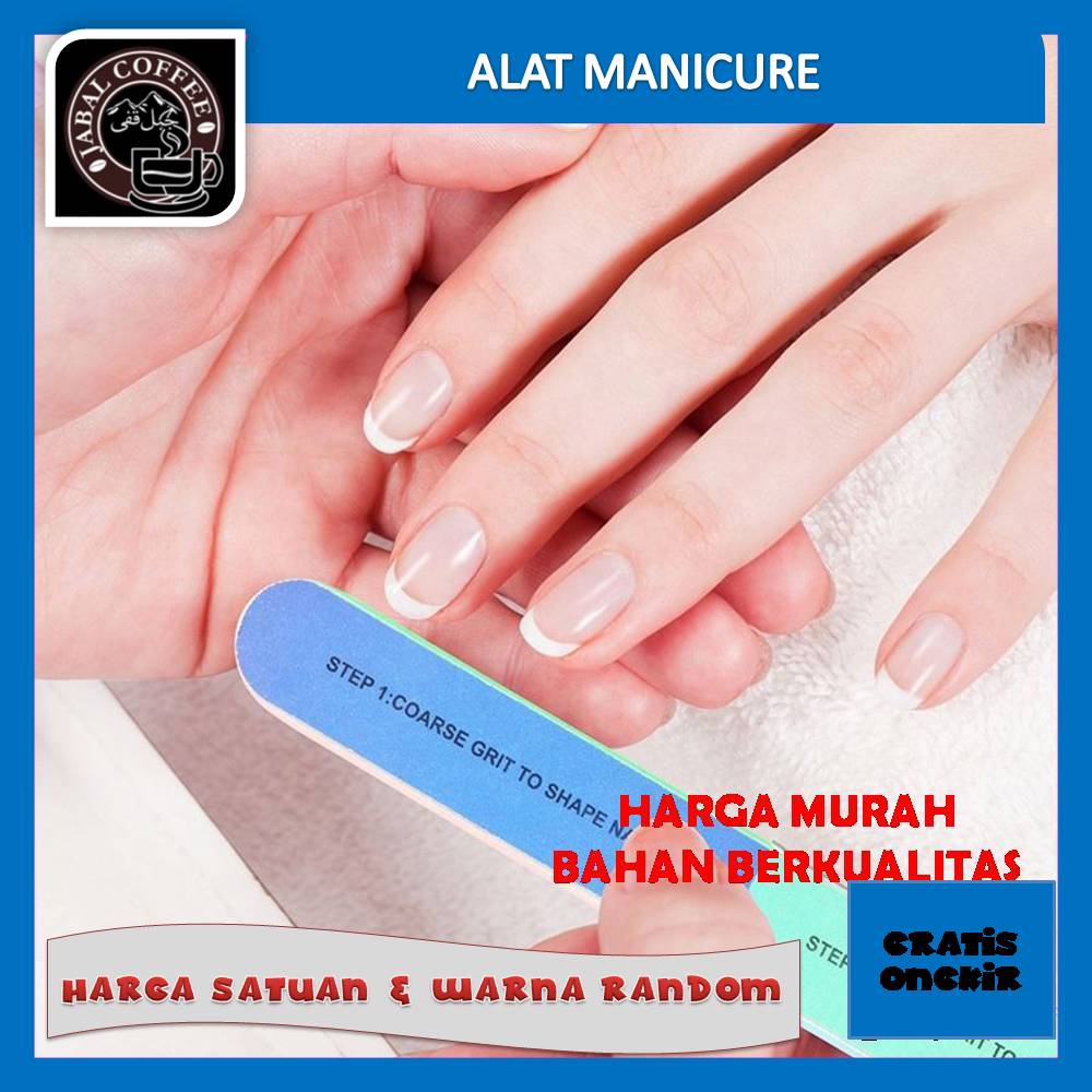 Alat Manicure Kuku / Alat Amplas Kikir Kuku / Alat Manicure Pedicure Pengikis Kuku 7 Steps 010