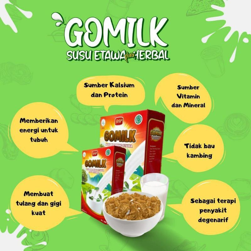 

Gomilk SUSU KAMBING ETAWA PLUS HERBAL |SUSU SEHAT