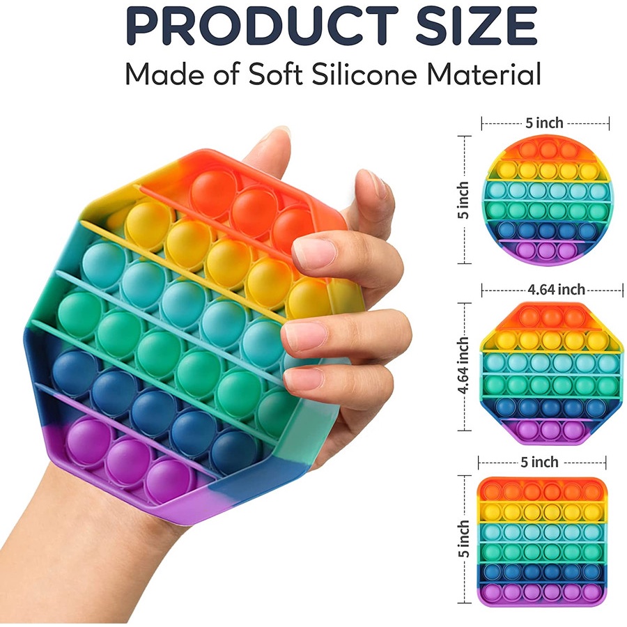 POP IT Fidget Toy Rainbow