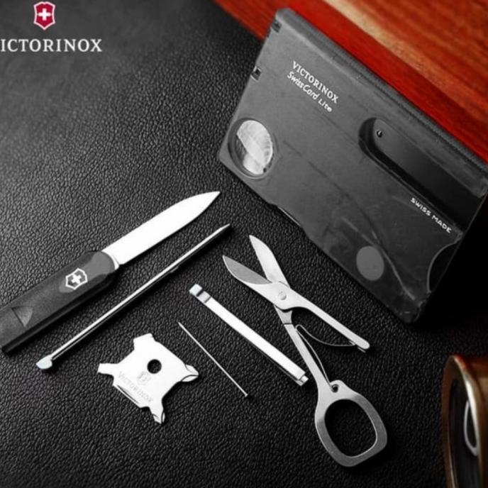 VICTORINOX SWISSCARD LITE SWISS CARD ARMY POCKET TOOLS PISAU LIPAT DSFG46316