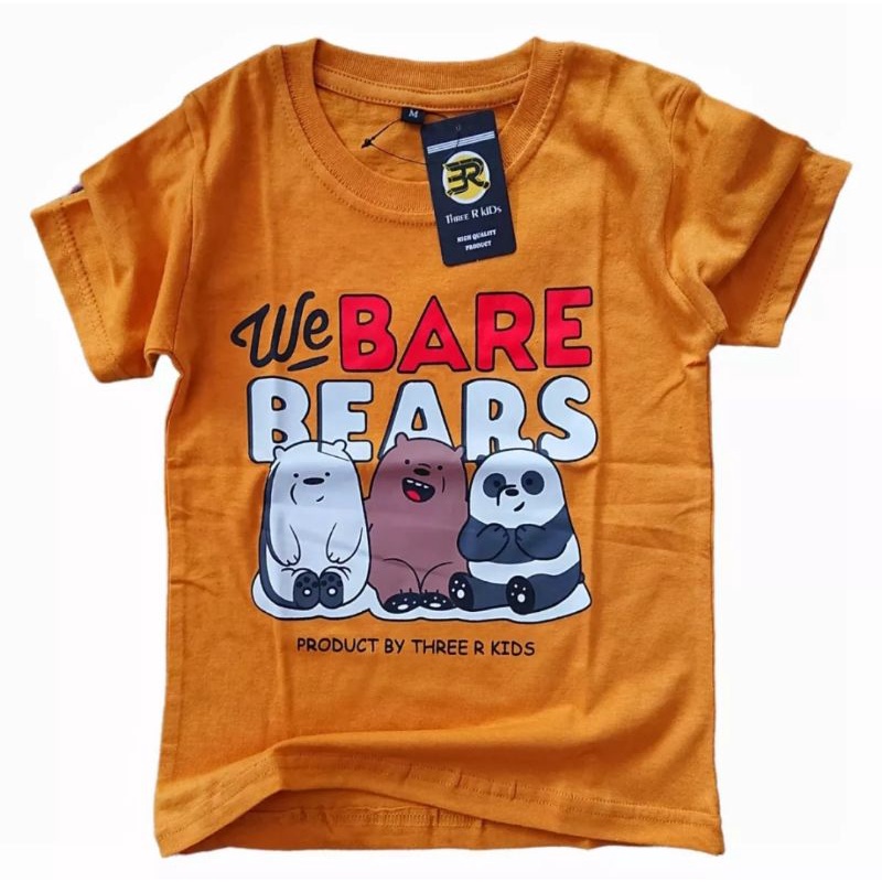 kaos anak we Bears 3Rkids/kaos anak murah