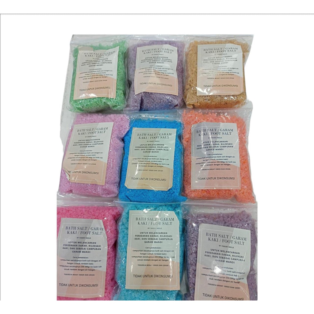 BATH SALT/ GARAM KAKI /FOOT SALT KEILINE BEAUTY SHOP